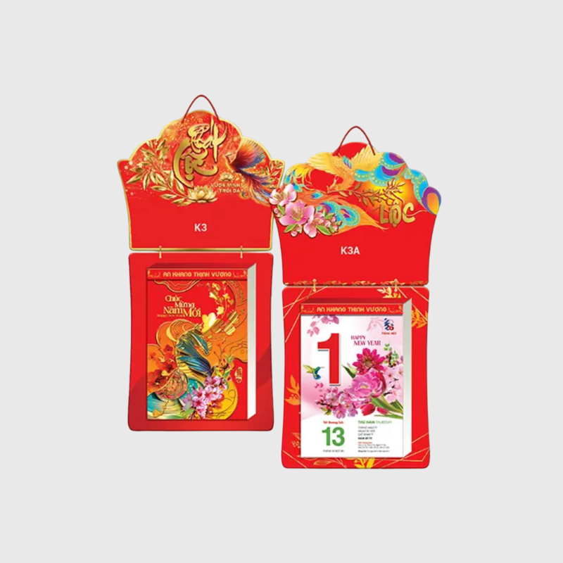 Lịch bàn, Lịch treo tường